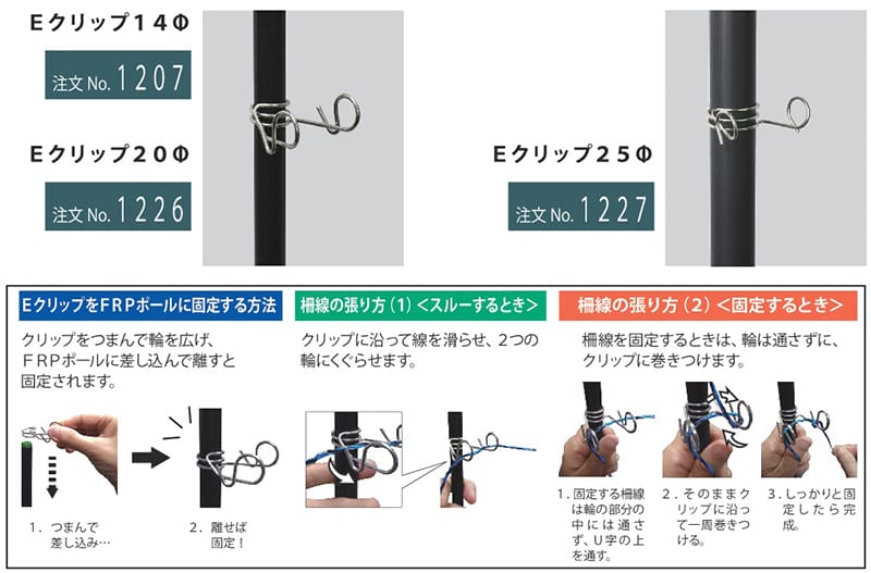 FRP用クリップ